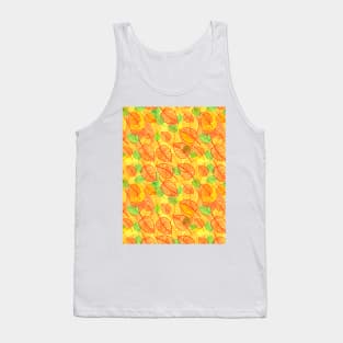 Zingy Autumn Leaves Tank Top